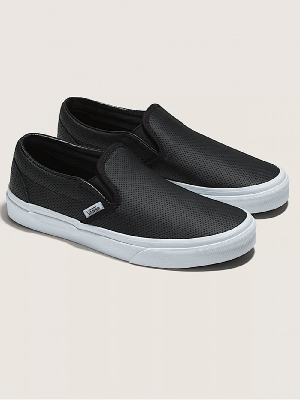 Vans Perf Leather Classic Slip Ons